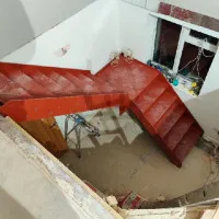 An image of a metal staircase we fabricated